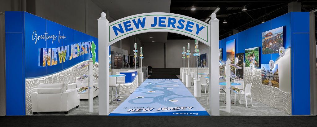 New Jersey's Trade Show Booth Entryway