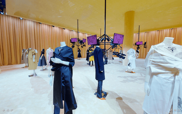 Showroom with mannequins