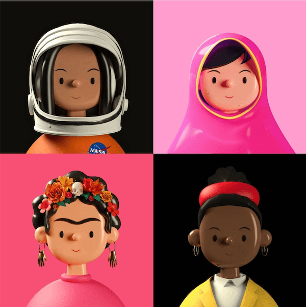 Illustrations of different people